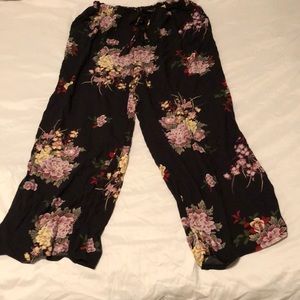 Black paints with flowers. From Italy.